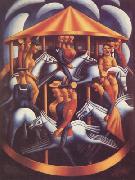 Mark Gertler The Merry-Go-Round (nn03) oil on canvas